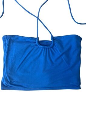 Klassy Network Royal Blue Halter-Style Camisole Size M